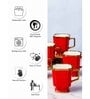 Porcelain Coffee/Tea Gold Design Mug Set of 6pcs