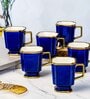 Porcelain Coffee/Tea Gold Design Mug Set of 6pcs