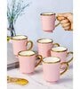 Porcelain Coffee/Tea Gold Design Mug Set of 6pcs