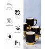 Porcelain Coffee/Tea Gold Design Mug Set of 6pcs