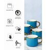 Porcelain Coffee/Tea Gold Design Mug Set of 6pcs