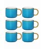 Porcelain Coffee/Tea Gold Design Mug Set of 6pcs