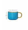 Porcelain Coffee/Tea Gold Design Mug Set of 6pcs