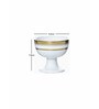Porcelain Footed Bowl Set of 6pcs