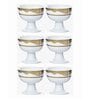 Porcelain Footed Bowl Set of 6pcs