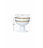 Porcelain Footed Bowl Set of 6pcs