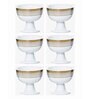 Porcelain Footed Bowl Set of 6pcs