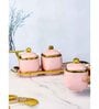 Porcelain Kenia Server set with Spoon & Tray set of 7pcs