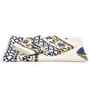 Porcelain Madhuban Floral Waffle Cotton 250 GSM Bath & Hand Towel Set
