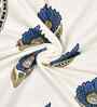Porcelain Madhuban Floral Waffle Cotton 250 GSM Bath & Hand Towel Set
