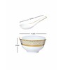 Porcelain Soup Set with Spoon (12 pcs set)