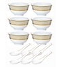 Porcelain Soup Set with Spoon (12 pcs set)