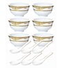 Porcelain Soup Set with Spoon (12 pcs set)