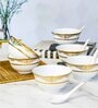 Porcelain Soup Set with Spoon (12 pcs set)