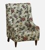 Porchia Upholstered Kids Slipper Chair In Floral Print