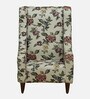 Porchia Upholstered Kids Slipper Chair In Floral Print