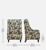 Porchia Upholstered Kids Slipper Chair In Floral Print