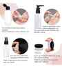 Assorted Portable Bottle Refillable Set of 7