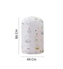 Portable Clothes & Quilt Storage Bag Non Woven Organizer (Grey)