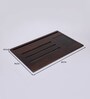 Portable Portable Table in Walnut Finish