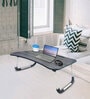 Portable Laptop Table With Cup Holder In MG Black Finish