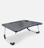 Portable Laptop Table With Cup Holder In MG Black Finish