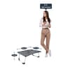 Portable Laptop Table With Cup Holder In MG Black Finish