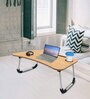Portable Laptop Table With Cup Holder In New Wood Finish