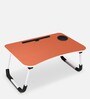 Portable Laptop Table With Cup Holder In Orange Colour