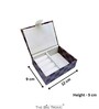 Brown Portable Ring Plus Plain Storage Box Organizer