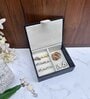 Black Portable Ring Plus Plain Storage Box Organizer