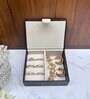 Brown Portable Ring Plus Plain Storage Box Organizer