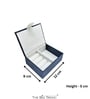 Black Portable Ring Plus Plain Storage Box Organizer