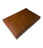 Brown Portable Ring Plus Plain Storage Box Organizer