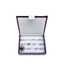 Maroon Portable Ring Storage Box Organizer