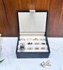 Black Portable Ring Storage Box Organizer