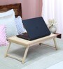 Saino Solid Wood Portable Table in Natural Finish