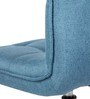 Fuzzy Fabric Guest Chair in Blue Colour