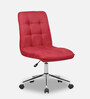 Fuzzy Guest Chair in Red Colour