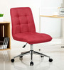 Fuzzy Guest Chair in Red Colour