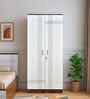 Portland 2 Door Wardrobe With In Dusky Basalt And Ceramic White Finish