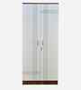 Portland 2 Door Wardrobe With In Dusky Basalt And Ceramic White Finish