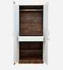 Portland 2 Door Wardrobe With In Dusky Basalt And Ceramic White Finish