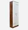 Portland 2 Door Wardrobe In Dusky Basalt And Ceramic White Finish