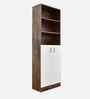 Portland Book Shelf In Dusky Basalt With Ceramic White Finish