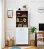 Portland Book Shelf In Dusky Basalt With Ceramic White Finish