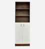 Portland Book Shelf In Dusky Basalt With Ceramic White Finish