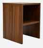 Portland Bedside Table In Planked Oak Dark Finish
