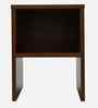 Portland Bedside Table In Planked Oak Dark Finish