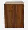 Portland Bedside Table In Planked Oak Dark Finish